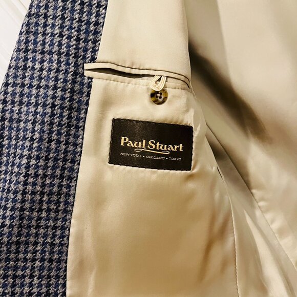 Paul Stuart Wool Sport Coat Blazer Jacket Size 46 Long - Picture 6 of 16